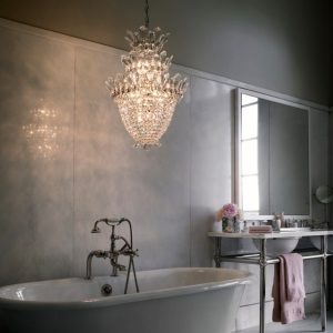 Люстры для ванной: сочетание стиля и функциональности