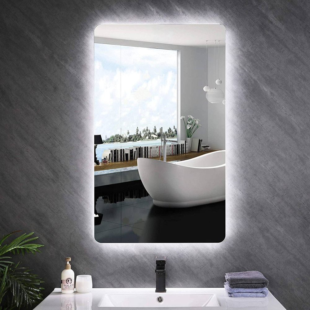 Зеркало в ванную с подсветкой: функциональность, виды и особенности выбора