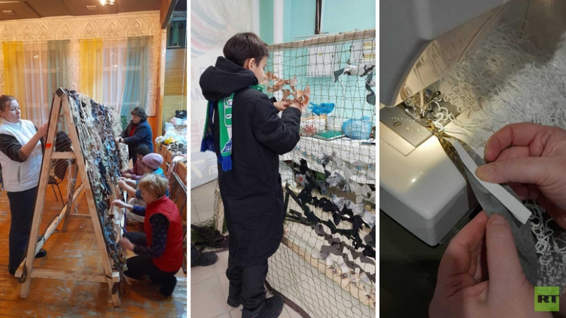 «Мы защищаем земляков»: как жители Башкирии плетут маскировочные сети для участвующих в СВО