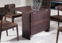 Раскладные столы в интерьере и их преимущества