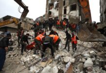 Число жертв землетрясения в Турции превысило 2,3 тысячи