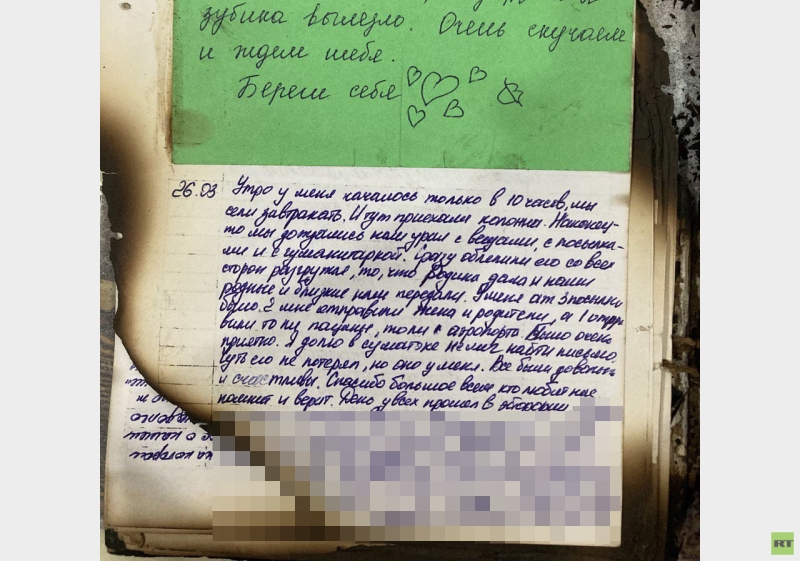 &laquo;Хочу, чтобы вы знали, как мы жили&raquo;: RT публикует дневник танкиста &mdash; участника СВО о первых месяцах на передовой