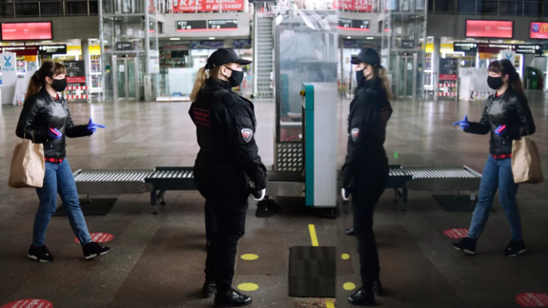 На Курском вокзале в Москве задержали мужчину с&nbsp;противопехотными минами