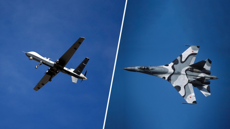 Предотвратили нарушение: Шойгу представил к наградам экипажи Су-27 после инцидента с американским беспилотником