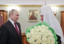 Путин лично посетил патриарха Кирилла для поздравления его с днём тезоименитства