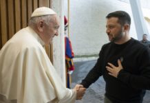 В Ватикане подтвердили, что Зеленский провёл встречу с Папой Римским