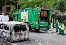 Обстановка у мечети в французском Нантере, где простятся с погибшим подростком, спокойная