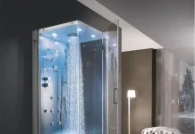 Душевая кабина и ванна