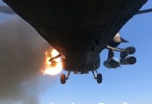 Удар неуправляемыми ракетами: экипаж Ми-28НМ поразил скопление живой силы и технику ВСУ в приграничье Курской области