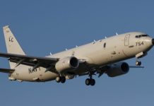 Самолёт-разведчик США заметили над Чёрным морем