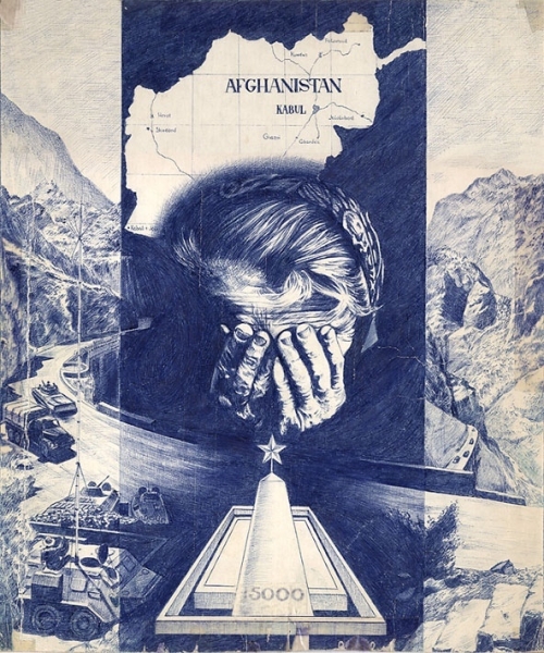 От Афгана до Купянска: как офицер запаса в 56 лет вернулся на передовую и пишет там картины