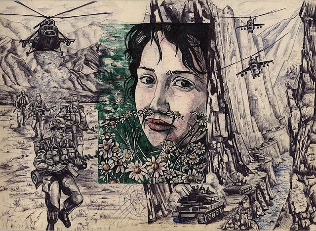 От Афгана до Купянска: как офицер запаса в 56 лет вернулся на передовую и пишет там картины