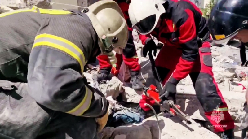 В Саратове завершились поисково-спасательные работы в доме, где произошёл взрыв