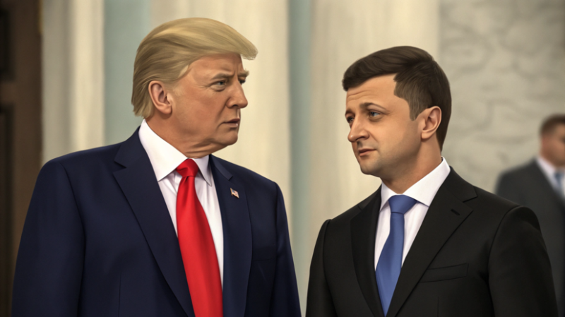 Двусторонняя встреча Трампа и Зеленского начнётся в 20:15 мск