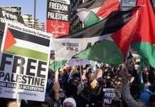 Guardian: половина задержанных на пропалестинской акции в Лондоне старше 60 лет