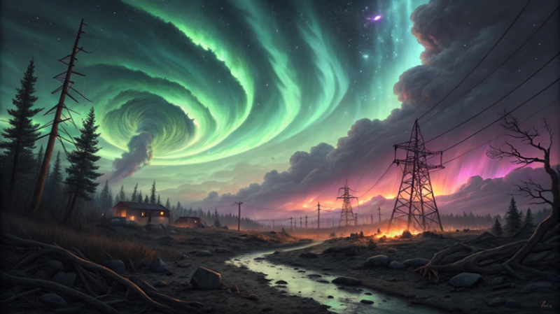 На Земле завершилась длившаяся более 30 часов магнитная буря