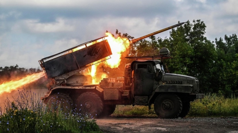 Расчёты «Град» нанесли удары по позициям ВСУ на Харьковском направлении