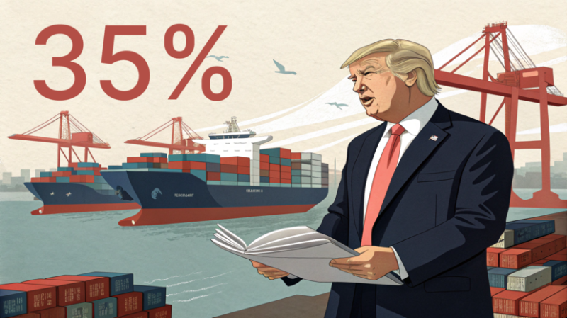 «Тогда они будут платить пошлины в размере 35%»: Трамп пригрозил ЕС новым увеличением тарифов за нарушение сделки