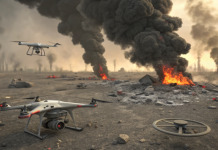 В Ростовской области из-за падения фрагментов БПЛА возникли пожары