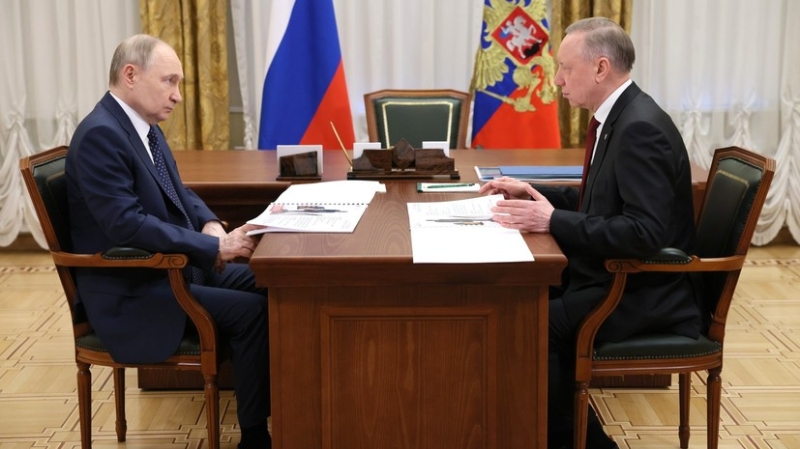 Путин встретился с Бегловым в Петербурге