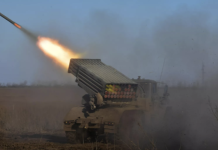 Расчёт РСЗО «Торнадо-Г» ударил по укрепрайону ВСУ под Красноармейском