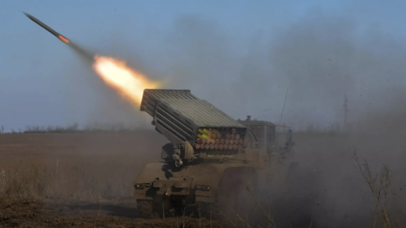 Расчёт РСЗО «Торнадо-Г» ударил по укрепрайону ВСУ под Красноармейском