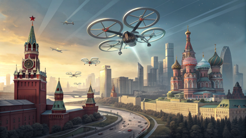 Собянин: силы ПВО уничтожили два БПЛА, летевших на Москву