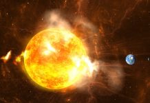 Учёные сообщили о сильной вспышке на Солнце