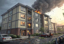 Взрыв газа произошёл в многоквартирном доме в Ангарске