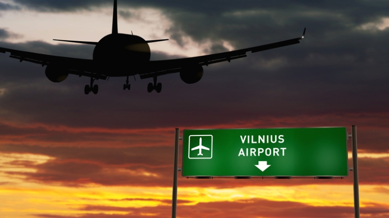 Аэропорт Вильнюса заявил об открытии воздушного пространства