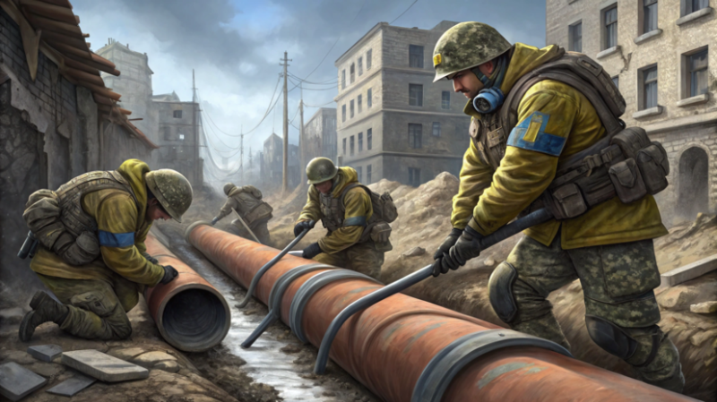 «Пуганый враг унитаза боится»: зачем украинские солдаты закупоривают в Покровске канализационные трубы 