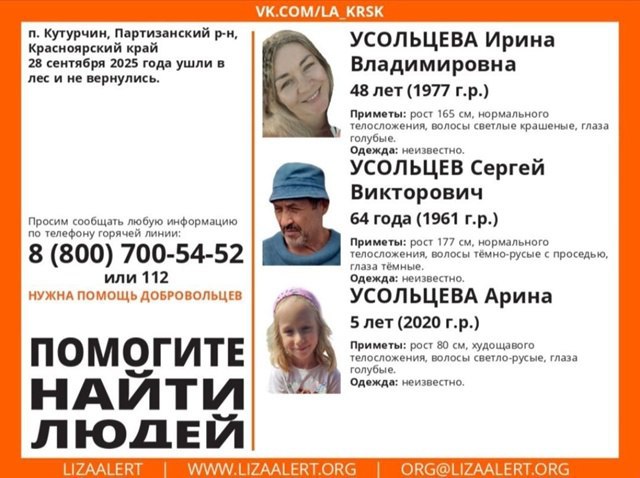 «Версия сомнительна»: мог ли пропавший в Красноярском крае Усольцев сбежать с семьёй из-за связи с гостайной?