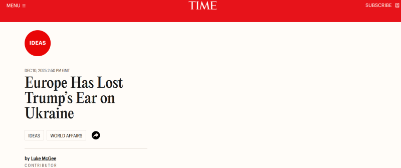 «Трамп перестал прислушиваться к Европе»: западные СМИ — о разногласиях Вашингтона и Брюсселя по украинскому конфликту