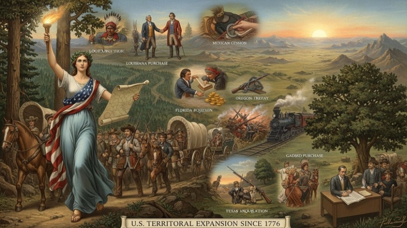 Аналитик Геррейру: США расширяли свою территорию с самого основания в 1776 году