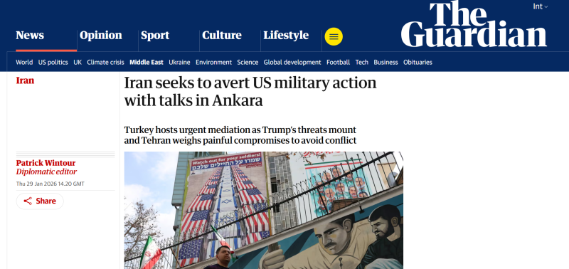 «Добиться окончательной победы будет трудно»: западные СМИ — об угрозе войны США против Ирана