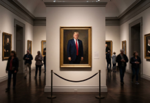 Портрет Дональда Трампа разместили в Национальной портретной галерее США