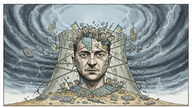 «Система власти Зеленского начинает трескаться»: СМИ рассказали о серьёзном внутриполитическом кризисе на Украине