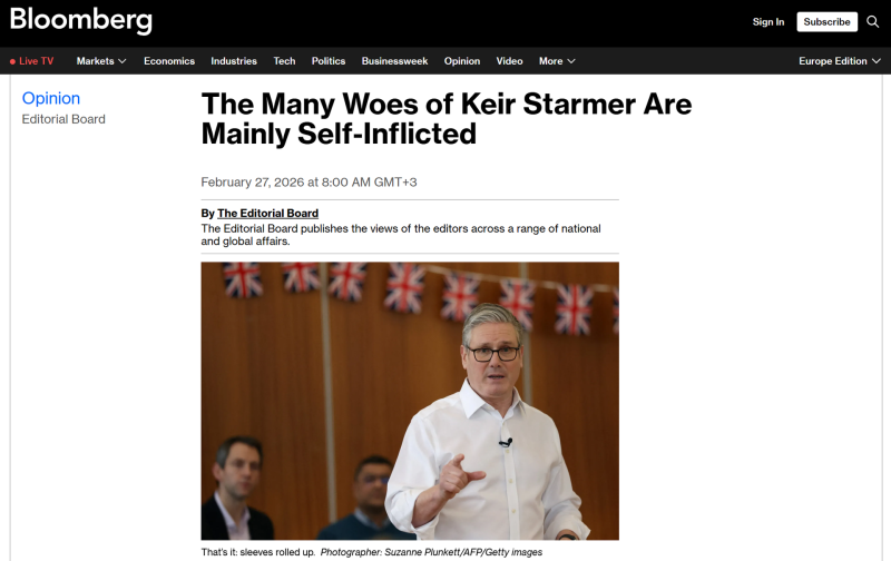 «Постыдное поражение»: западные СМИ — о провале партии Стармера на выборах после публикации досье Эпштейна