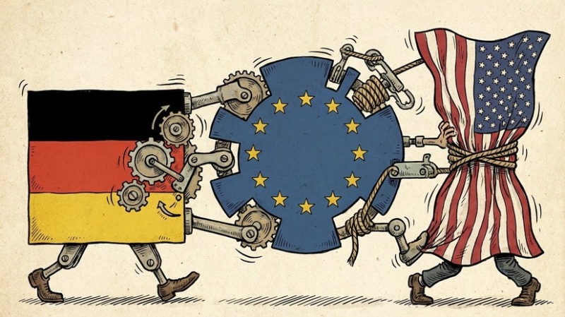 Bloomberg: Германия разрабатывает рычаги давления на США через Евросоюз