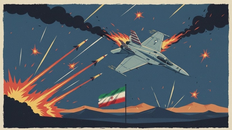 КСИР заявил об ударе по истребителю США F-18