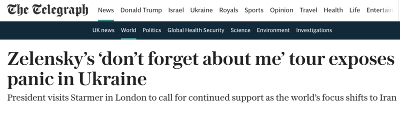 «Участь Украины незавидна»: как Зеленский пытается заручиться поддержкой союзников на фоне обострения в Иране