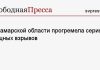 В Самарской области прогремела серия мощных взрывов