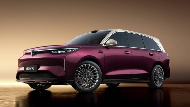 GWM привезёт в Россию шестиместный кроссовер Wey V9X с ИИ