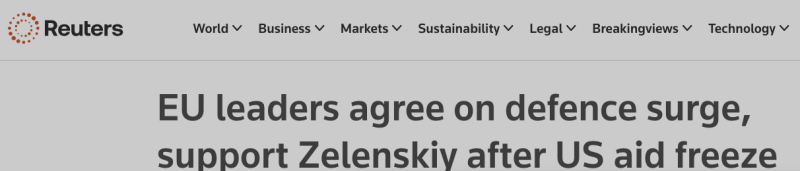 &laquo;Чтобы Европа не осталась за бортом&raquo;: западные СМИ &mdash; о внеочередном саммите ЕС по обороне и Украине
