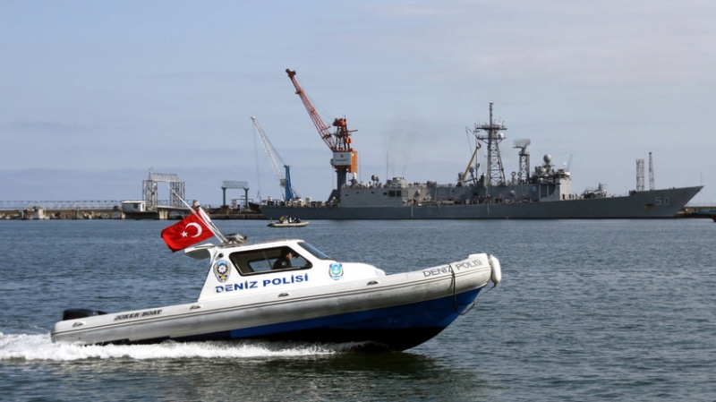 CNN T&uuml;rk: в порту Самсун на севере Турции произошёл взрыв