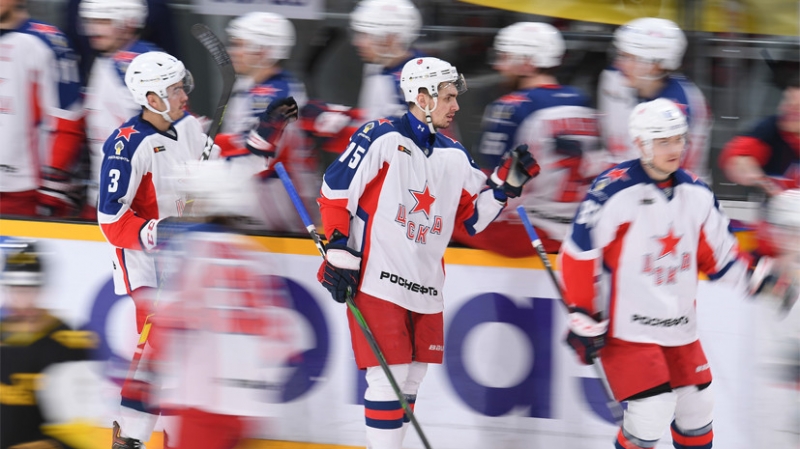 ЦСКА обыграл &laquo;Ак Барс&raquo; и стал победителем регулярного чемпионата КХЛ