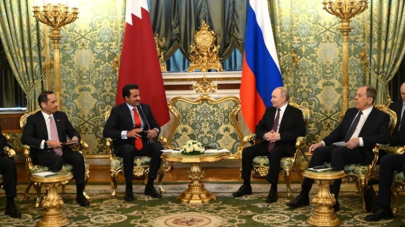 «Давние и хорошие традиции взаимных отношений»: Путин провёл переговоры с эмиром Катара