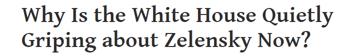 «Это уже определённый тренд»: как на Западе растёт недовольство президентом Украины и его действиями