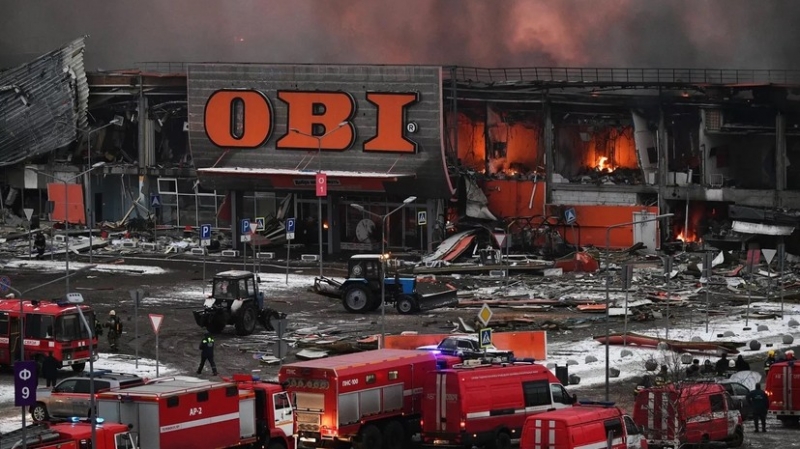 Минприроды Подмосковья: зафиксирована повышенная концентрация фенола в районе пожара в ТЦ