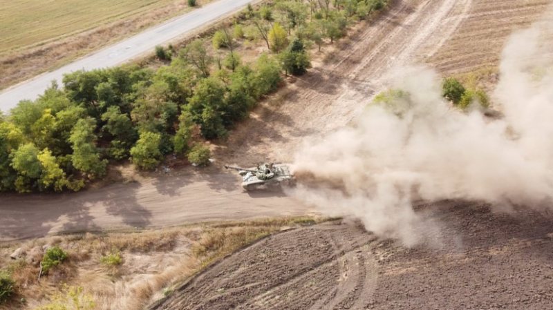 На Украине провели учения вблизи границы с Россией